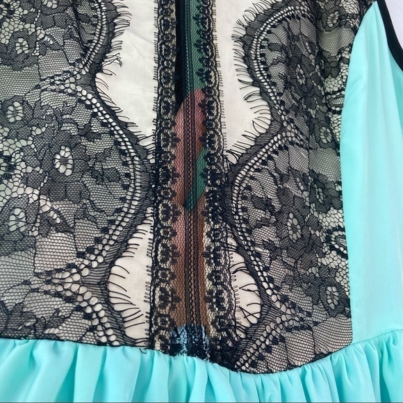 Dance hall days mint green lace dress - Picture 6 of 9